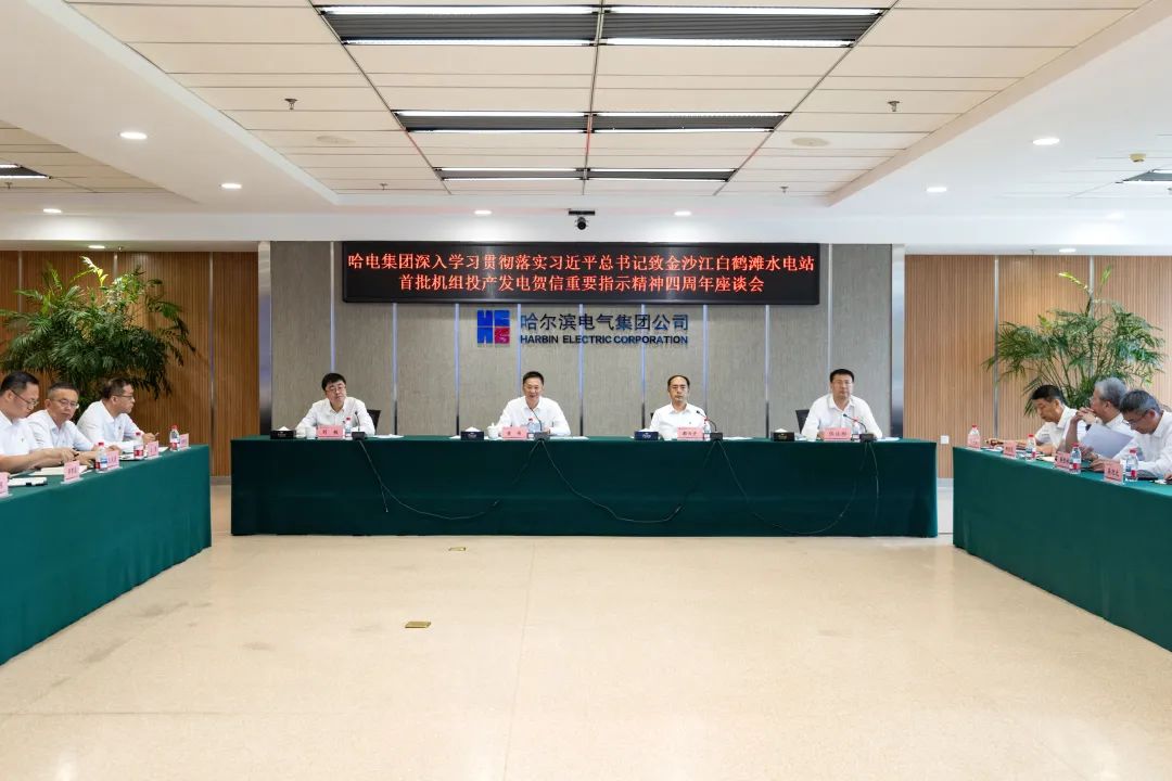 尊龙凯时集团召开深入学习贯彻落实习近平总书记致金沙江白鹤滩水电站首批机组投产发电贺信主要指示精神周围年座谈会-尊龙凯时